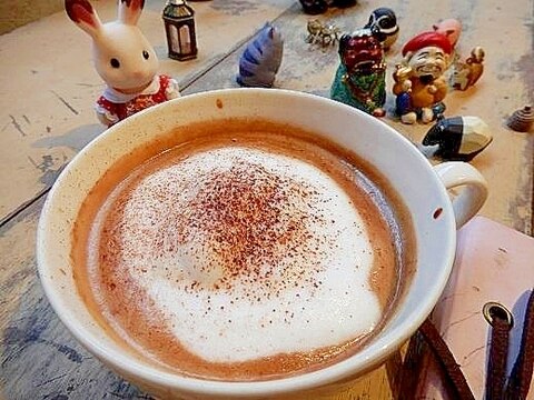 アーモンドミルクで作るカフェモカ